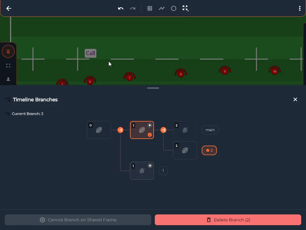 Branching Timeline Animations